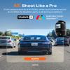 70mai Dual Dash Cam Front and Rear 4K, Car Camera for Cars with Sony IMX678, STARVIS 2 Night Vision, 4G LTE, AI Motion Detection, ADAS, 5GHz Wi-Fi 6, Parking Monitor, Voice Control (4K Omni X800) view 2