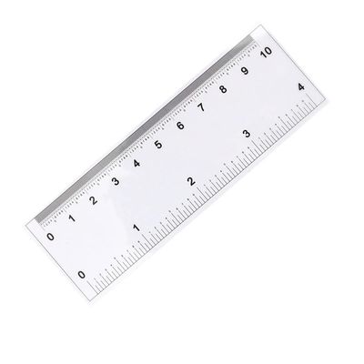 JOEBO Microscope Kit 10/30/60/100/150cm Transparent Soft Ruler 30CM(R Angle) Straightedge Scale 0.1mm/0.5mm Measuring Calibration Card Microscope Lens Adapters(100CM (Scale 0.5mm))