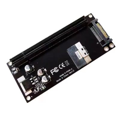 SFF-8654 8i to PCIe 4.0 x16 Adapter for Mainboard DIY Computers Extension Card