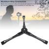 Tabletop Tripod with 1/4 Inch Screw,Aluminum Alloy Angle Height Adjustable Desktop Tripod for DSLR Camera Camcorder Projector,Travel Selfie Stick Handle Grip Tripod for Photography view 3