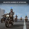 FreedConn FX Plus Motorcycle Bluetooth Headset, Helmet Intercom Communication Systems with IP67 Waterproof, CVC and AI Noise Cancellation, Auto-Join Mesh Network 2-16 Riders, 1 Pack view 3