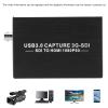 3G SDI to 1080P USB3.0 Video Card, HD Multimedia Interface Compatible, High Resolution Video Device for Professional Video Production and Live Recording view 2