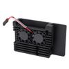 Aluminum Alloy Heat Dissipation Shell Case with Fan for 3 Model 2b 3b view 2