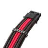 CableMod RT-Series Pro ModFlex Sleeved 12V-2x6 12VHPWR StealthSense PCIe Cable for ASUS/Seasonic/Phanteks (Black + Red, 16-pin to Triple 8-pin, 60cm) view 2