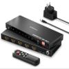 AVIDGRAM HDMI 2.1 Switch 4-Port with Audio Extractor, Supports 8K 60Hz, 4K 120Hz, HDR10, VRR, EDID Modes, Remote Control, Compatible with PS5, Xbox Series X, TV, Monitor, Projector view 1