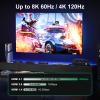 AVIDGRAM HDMI 2.1 Switch 4-Port with Audio Extractor, Supports 8K 60Hz, 4K 120Hz, HDR10, VRR, EDID Modes, Remote Control, Compatible with PS5, Xbox Series X, TV, Monitor, Projector view 3