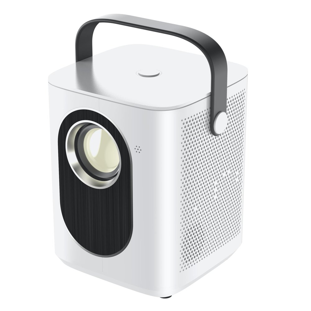 Boannice Portable Projector, Full HD Projector with 4k 1080P Support with Android 11,280ANSI 10,000 Lumens, WiFi 6 BT 5.0 Video Projector for Mobile Phone/TV Stick/HDMI/USB/PC Home Theater Projector
