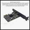 10Gbps High Speed USB 3.2 PCI Express Expansion Card - Compatible with and Systems - Type C Ports for Desktop PC view 3