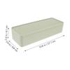 WATIIFUFU Plastic Cord Storage Box Lid Capacity Cable Organizer for Multi-Compartment Wire Management Box for Charging Cables Data Cords and Earphones view 2