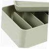 WATIIFUFU Plastic Cord Storage Box Lid Capacity Cable Organizer for Multi-Compartment Wire Management Box for Charging Cables Data Cords and Earphones view 4