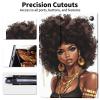 for Amazon Kindle Fire Max 11 Case (13th Generation, 2023 Release) 11 inches,with Auto Wake/Sleep PU Leather Multi-Angle Stand Smart Cover Cases for Fire 11 Max Tablet,African Girl view 3