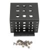2.5in Hard Drive Rack, Aluminium Alloy Hollow Design High Hardness Mounting Bracket with 20 Screws, for 2.5 Inch IDE HDD SSD, Supports 4 Disks, Expand Storage Space view 4