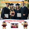 GOUFEISUN Personalized Graduation Bear with Photo Text, Graduation Teddy Bear Class of 2025 as Graduation Decorations for Him Her 2025 High School Kindergarten Graduation Gifts 2025 (12 inch) view 2