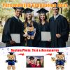 GOUFEISUN Personalized Graduation Bear with Photo Text, Graduation Teddy Bear Class of 2025 as Graduation Decorations for Him Her 2025 High School Kindergarten Graduation Gifts 2025 (12 inch) view 2