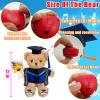 GOUFEISUN Personalized Graduation Bear with Photo Text, Graduation Teddy Bear Class of 2025 as Graduation Decorations for Him Her 2025 High School Kindergarten Graduation Gifts 2025 (12 inch) view 4