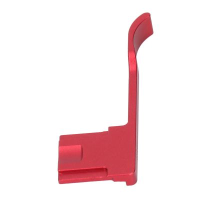 Bognajin Camera Thumb Up Grip for GR III GR IIIX, Metal Hot Shoe Thumb Rest Hand Grip, CNC Machined Aluminum Alloy, Easy Install, Lightweight and Ergonomic Design, Increases Holding Comfor (Red)