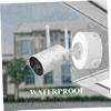 WOONEKY 4pcs Hemisphere Bracket Cord Hider Camera Mount Box Outdoor Enclosure Cable Storage Overhead Camera Mount view 3