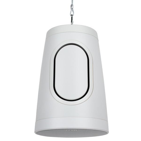Dayton Audio 8" Commercial Audio Pendant Speaker 70V/100V/8 Ohm White WP80XTW