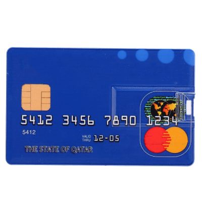 32GB Card Shape Portable USB Flash Drive for Data Backup and File Transfer, Suitable for Home and Office Use, ABS Material