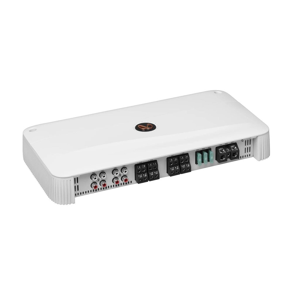 Infinity MARINEM6008A Marine Amplifier, 75 Watts RMS x 8, 250 Watts RMS x 4 Bridged