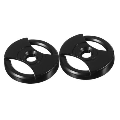Angoily 2pcs Round Shape Record Player Adapter Turntable Fitting for Vinyl Records Easy to Install Design Compatible Brands