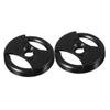 Angoily 2pcs Round Shape Record Player Adapter Turntable Fitting for Vinyl Records Easy to Install Design Compatible Brands view 1