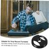 Angoily 2pcs Round Shape Record Player Adapter Turntable Fitting for Vinyl Records Easy to Install Design Compatible Brands view 2