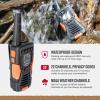 Cobra ACXT1037R FLT Floating Walkie Talkie - Waterproof, Rechargeable, Long Range up to 37-Mile Two Way Radio with NOAA Weather Alert & VOX, (1 Pack) view 3