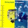 Angoily Waterproof Housing Case for 45m Diving Protective Shell Camera Underwater Cover High Material Anti-surf Pressure view 3