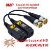 Wen ST 1 Pair BNC to RJ45 Passive Video Power + A-dio Ba1un Transce1ver Fit Compatible CC/TV Camera 8MP CVBS AHD CVI TVI UTP Ba1un view 2