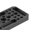 Aluminium Alloy Video Switching Cheese Expansion Plate, Lightweight Camera Extension Plate, Sturdy and Proof, with 1/4 and 3/8 Screw Holes, CNC Precision Machining, for DSLR view 2
