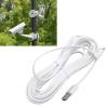 Diyeeni Power Cable Compatible with Pro, Pro 2, GO Light Security Camera, USB Power Extension Cable, Flat Charging Wire, Charging Your Camera Continuously, Indoor Outdoor Use (2m / view 2
