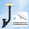 Starlink Gen 3 Standard Mount Kit, 360 Heavy Duty Pivot Starlink Roof Wall Mount, for Starlink Gen 3 Pipe Adapter, Starlink Accessories view 2