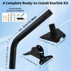 Starlink Gen 3 Standard Mount Kit, 360 Heavy Duty Pivot Starlink Roof Wall Mount, for Starlink Gen 3 Pipe Adapter, Starlink Accessories view 4