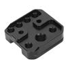 Aluminium Alloy Quick Release Mounting Base, Expansion Board for Ronin S Stabilizer, Sturdy and Wear Resistant, with Multiple 1/4in Threaded Holes, Convenient Slider for Accessor view 3