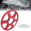 10.5 Inch Empty Tape Reel for REVOX Studer, Aluminum Alloy Takeup Reel with 6 Holes, 1/4 Inch Machine Replacement Part (Red) view 2