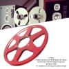 10.5 Inch Empty Tape Reel for REVOX Studer, Aluminum Alloy Takeup Reel with 6 Holes, 1/4 Inch Machine Replacement Part (Red) view 4