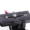 DSLR Camera Rail Riser Rig System with Quick Release Base Kit, Shock Absorbing Lens Mount, Adjustable Lens Support Frame, Sturdy Aluminum Alloy Material for Stable Shooting and Ea view 3