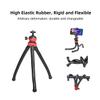 Fotoleey Flexible Tripod Stand for DJI Pocket 3, Phone Tripod Mount, Adjustable Magic Arm & Universal Ball Head, Compatible with Insta360 X5/X4, Go Pro Hero 13/12/11, Includes Bonus Adapters view 2