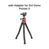 Fotoleey Flexible Tripod Stand for DJI Pocket 3, Phone Tripod Mount, Adjustable Magic Arm & Universal Ball Head, Compatible with Insta360 X5/X4, Go Pro Hero 13/12/11, Includes Bonus Adapters view 3