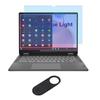 Anti Blue Light Screen Protector for 2025-2024 Lenovo IdeaPad 5/5i/5X 2-in-1 & IdeaPad Flex 5 Chromebook Plus 14-Inch Touchscreen Laptop, Blocking Blue Light Anti Glare Anti Fingerprint Filter view 1