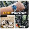 AGM Legion Rugged GPS Smartwatch, 5ATM Waterproof, Shockproof & Drop-proof, 100+ Sports Modes, Bluetooth Calling, Compass, Barometer & Altimeter, 1.43" AMOLED Display, 24/7 Heart Rate & Sleep Tracking view 2