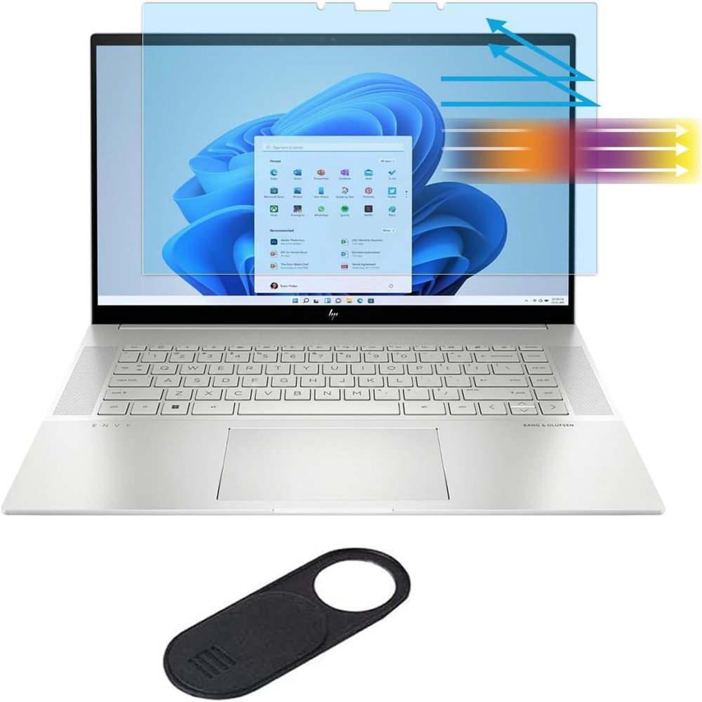 Anti Blue Light Glare Screen Protector for HP Envy 16-inch Touch-Screen Laptop Computer HP Envy 16 h1023dx/h1055cl/h1000la/h1xxx/dh1020/dh1020/h1047nr Shield-Full Screen Coverage Anti Fingerprint