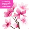 DECOWALL Cherry Blossom Tree Wall Stickers Decals Kids Room Bedroom Living Flower Branch Dcor Pink tv Birds Art Background Peel and Stick (SG4-2431) view 4