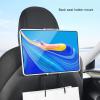 plplaaoo Car Tablet Holder, Practical Hooks Design Headrest Phone Holder, Rear Seat Phone Holder Mount 360 Rotatable Black Car Headrest Tablet Stand Replacement for TE SLA Model view 3