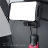 plplaaoo Car Tablet Holder, Practical Hooks Design Headrest Phone Holder, Rear Seat Phone Holder Mount 360 Rotatable Black Car Headrest Tablet Stand Replacement for TE SLA Model view 4