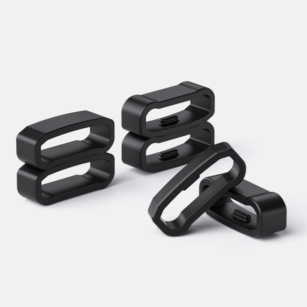 BANSO 26mm Band Keeper for Garmin Fenix 7X,for Garmin Watch Band Replacement Band Loop (Pack of 6)