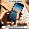 Aichiken Smart Ring Health Tracker, Sleep&Exercise Monitor Heart Rate,Blood Oxygen,Fitness Trackers for Man&Women -Long Lasting Batteries,Waterproof Sleep Tracking Wearable (Silver, 13) view 3