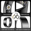 Aichiken Smart Ring Health Tracker, Sleep&Exercise Monitor Heart Rate,Blood Oxygen,Fitness Trackers for Man&Women -Long Lasting Batteries,Waterproof Sleep Tracking Wearable (Silver, 13) view 4