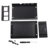 Aluminum Alloy Protective Case for Motherboard, Gray Computer Chassis Enclosure with Installation Tools, Lightweight Portable Design view 1